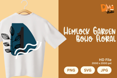 Hemlock Garden Boho Floral Monogram Product Image 1
