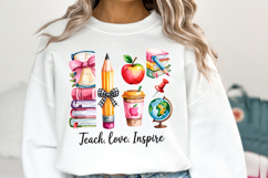 Teach love inspire svg | Svg Files for Cricut | Shirt Svg Product Image 2