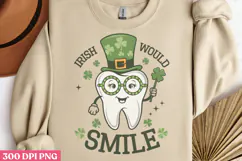 Irish Would Smile PNG, Dental Sublimation PNG Product Image 2