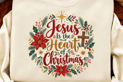4 Christmas Faith Quote PNG Designs, Christian Christmas Shi Product Image 2