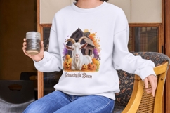 Haunted Harvest Farm Halloween Quotes &amp; Spooky Country PNG P Product Image 2