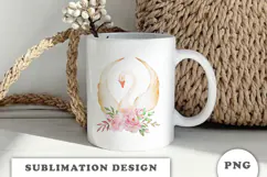 Watercolor Swan Princess png Product Image 2