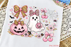 pink halloween,coquette bow png,ghost png,pumpkin png Product Image 2