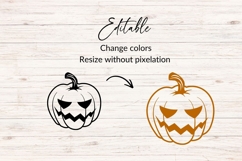 Hand Drawn Jack O Lantern SVG Product Image 2