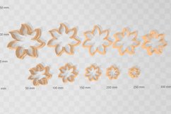 Flower 3Clay Cutter - Floral Botanical STL Product Image 2
