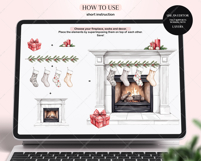 Christmas Socks DIY Clipart Set Portrait Creator Product Image 2