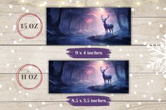 Christmas Mug Wrap Design, Winter Forest Sublimation PNG Product Image 2