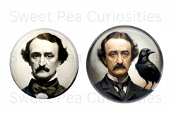 Edgar Allan Poe, Ephemera, PNG, Flower, Clipart Product Image 2