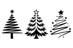 Christmas Tree Clipart PNG Bundle | Christmas Ornament Product Image 2