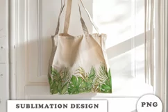 Watercolor Tropical Leaves border PNG Product Image 2