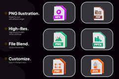 File Format 3D Icon Pack Product Image 2