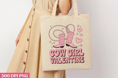 Cow girl valentine PNG,Retro Valentine PNG Product Image 2