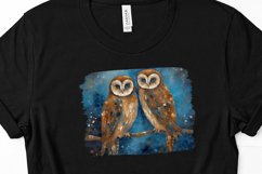 Owl Sublimation | Blue Sublimation Background PNG Product Image 2