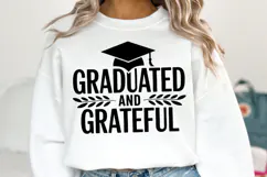 Graduation and Grateful svg | Graduation Svg | Shirt Svg Product Image 1