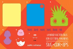 Tyrannosaurus Birthday Card | Money Holder Template Product Image 2