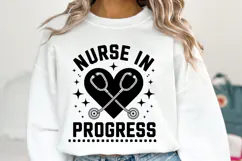 Nurse in Progress svg | Svg Cut Files | Shirt Svg Product Image 2