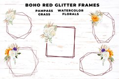 Pampas Grass Red Glitter Frames Product Image 3