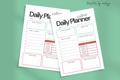 Aesthetic Wellness Daily Planner Template Canva Editable Product Image 2