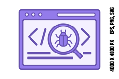 Colored Bug Icon Product Image 1