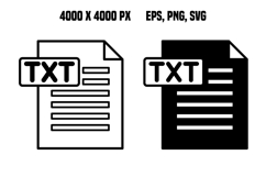 Text File Icons Product Image 1