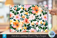 Soft Spring Patterns Cutting Board PNG Design Product Image 1