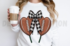 Cute Heart-Shaped Football PNG Design Product Image 2