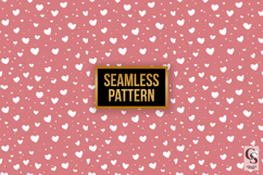 Cute Heart Pattern Digital Paper Product Image 2