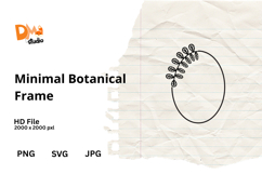 Minimal Botanical Frame Product Image 1