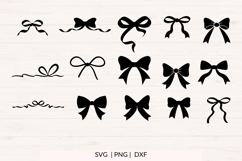 Coquette Ribbon SVG Bundle | 30 Designs | SVG PNG DXF Product Image 2