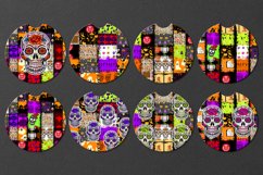 Halloween Sublimation | 8 Car coaster &amp; 8 key chain designs Product Image 2