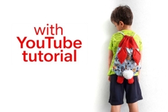 Bunny String Bag Pattern Product Image 6