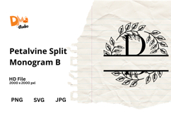 Petalvine Split Monogram Product Image 1