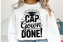 Cap Gown Done svg | Graduation Svg | Shirt Svg Product Image 2