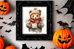 Christmas Animals Coffee Sublimation Clipart, Christmas PNG Product Image 3