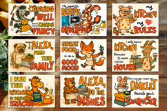 Fox Kitchen Quote PNG | Great Food Good Mood Cutting Board Product Image 2