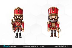 Christmas Nutcracker Sublimation PNG Clipart Product Image 1