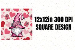 Valentine&#039;s Day Gnome Wind Spinner PNG Sublimation Design Product Image 2