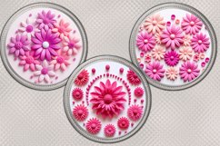 Earrings Sublimation Kit | 6 Designs of 3D Earrings, PNG Product Image 3