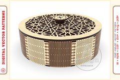 Box Organizer v5 - laser cut file - Glowforge ready SVG Product Image 2