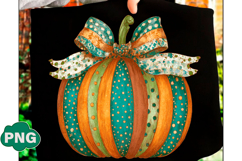 Pumpkin Fall Embroidery Thanksgiving Png Product Image 2