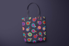 Bright Folk Flowers Pattern Product Image 2