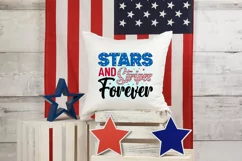 Stars and stripes forever 4th of July Sublimation Design Product Image 2