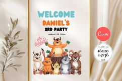 Baby Shower Welcome Sign Template 102 Product Image 3