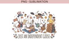 Independent goose png design for T-shirts Product Image 2