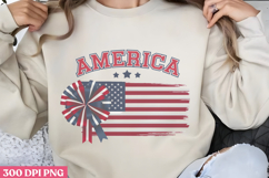 America PNG, 4th Of July Sublimation PNG Product Image 1