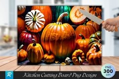 Pumpkins Cutting Board Sublimation Design Product Image 1