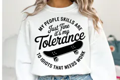 It's my Tolerance Svg Design | Svg Cut Files | Shirt Svg Product Image 1