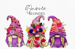 Best Friends Gnomes Summer Brights | Gnome Clipart Product Image 2