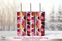 Valentine's Day seamless tumbler wrap Product Image 1