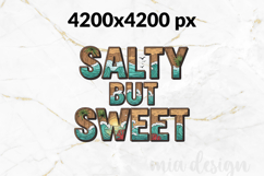 Salty But Sweet PNG, Beach Life Summer Sublimation Design Product Image 2